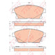 TRW Brake Pad Set