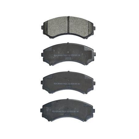 RDA GP MAX LOW METALLIC BRAKE PAD SET FORD HOLDEN MAZDA RDB1385