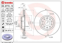 D/ROTOR FR VW AUD PAS GOL A3 312*25*22 VENT 65id 49HT - 09.9772.11