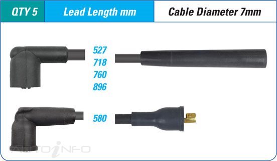 PAT LEAD SET MITSUBISHI MAGNA 4G54 2.6L - ILS036M