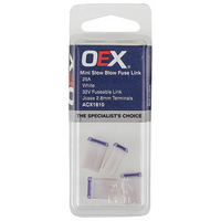OEX Fusible Link Micro Female M Case 25A White 4 Pce