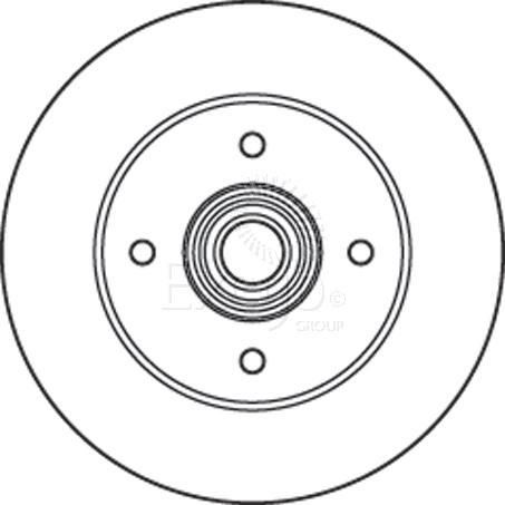 TRW Disc Brake Rotor 250mm x 8 Min