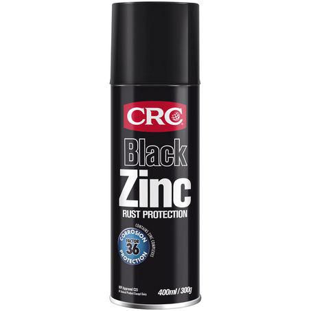 CRC Black Zinc Rust Protection 400ml Black 2089