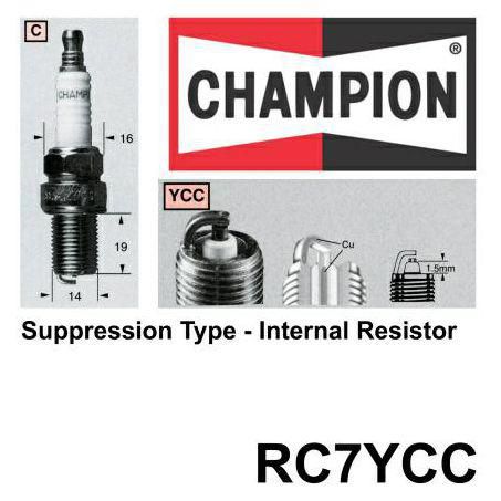 Champion Copper Plus Spark Plug RC7YCC