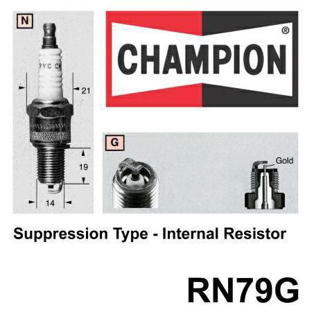 CHAMPION SPARK PLUG RN79G