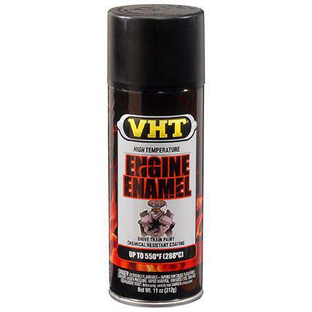 VHT Engine Enamel Paint Flat Black 312g