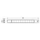 HELLA 12V Day Time Running Light LED  Rectangle Universal -Single 1009