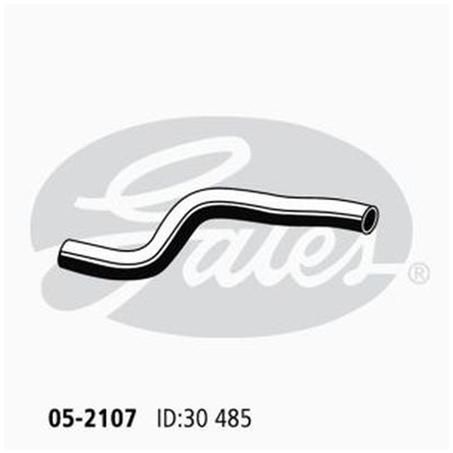 Gates Radiator Hose Upper 05-2107