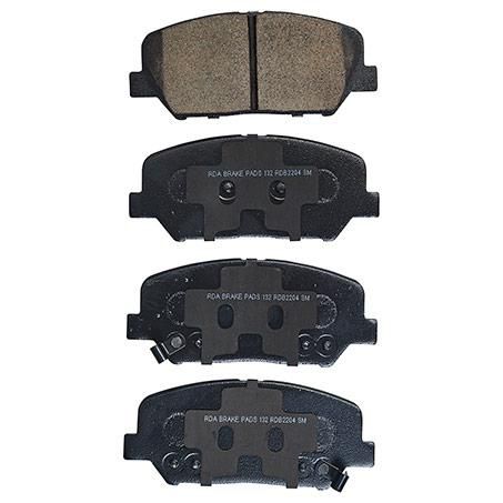 RDA BRAKES RDA GP Max General Purpose Low Metallic Brake Pad Set RDB2204