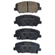 RDA BRAKES RDA GP Max General Purpose Low Metallic Brake Pad Set RDB2204
