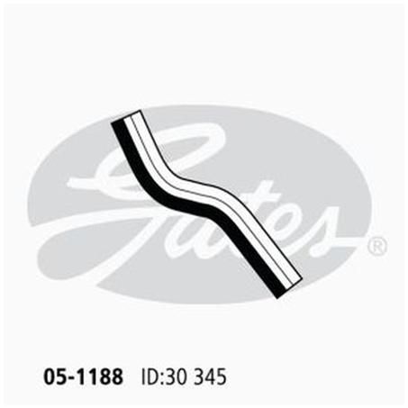 Gates Radiator Hose Upper 05-1188