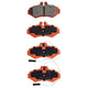 RDA GP MAX LOW METALLIC BRAKE PAD SET MERCEDES VOLKSWAGEN LT35 RDB1962