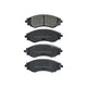 RDA GP MAX LOW METALLIC BRAKE PAD SET CHEVROLET DAEWO HOLDEN RDB1347