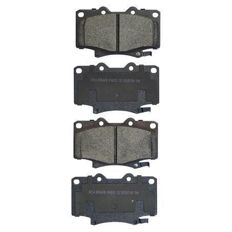 RDA GP MAX LOW METALLIC BRAKE PAD SET TOYOTA RDB1199