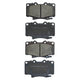 RDA GP MAX LOW METALLIC BRAKE PAD SET TOYOTA RDB1199