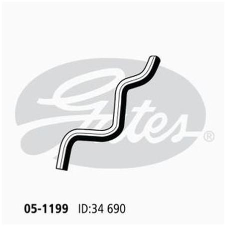 Gates Radiator Hose Lower 05-1199