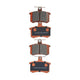 RDA GP MAX LOW METALLIC BRAKE PAD SET AUDI RDB222