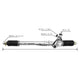 SAS AUTO PARTS SAS Steering Rack and Pinion SR2001