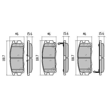 RDA PHANTOM CERAMIC BRAKE PAD SET BMW HOLDEN HYUNDAI RDC2001