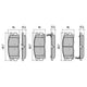 RDA PHANTOM CERAMIC BRAKE PAD SET BMW HOLDEN HYUNDAI RDC2001