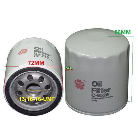 SAS AUTO PARTS OIL FILTER OFZ160