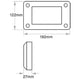 Narva REAR INDICATOR LAMP LED 9 TO 33V SURFACE MOUNT