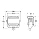 HELLA 9/32V Power Beam 1000 LED Reverse Lamp 1551RE