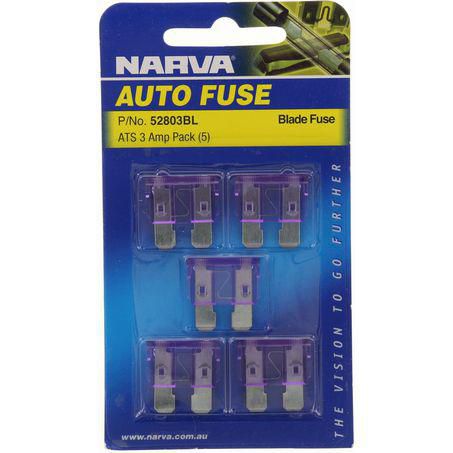 Narva BLADE FUSE AF3 AMP CARD 5
