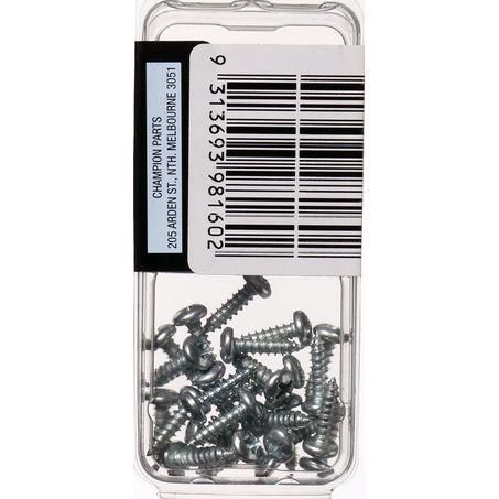 CHAMPION AUTO PARTS Champion Self Tapping Pan Head Screw Pack 6G x 1/2in. BH160