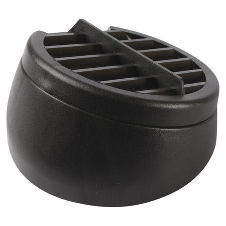 REDDOT CORPORATION Louvre Round Black Plastic