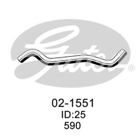 Gates Moulded Heater Hose 02-1551
