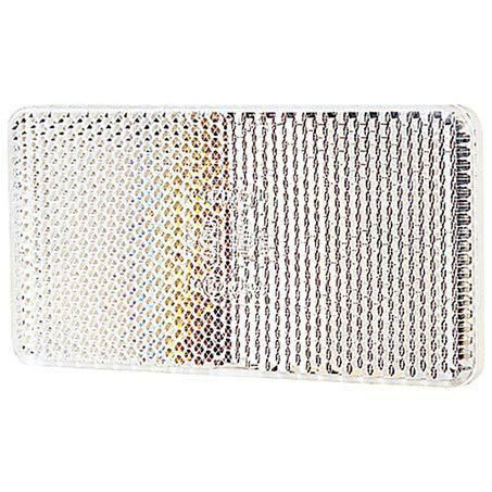 HELLA Reflector Rectangle Clear 55 x 105mm - 1 Pce