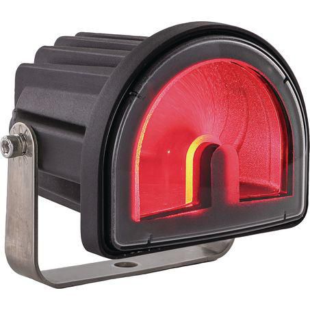 LED Autolamps 10/80V Forklift Ligh SemiCircle Beam Red Bulk Packaging FLT05