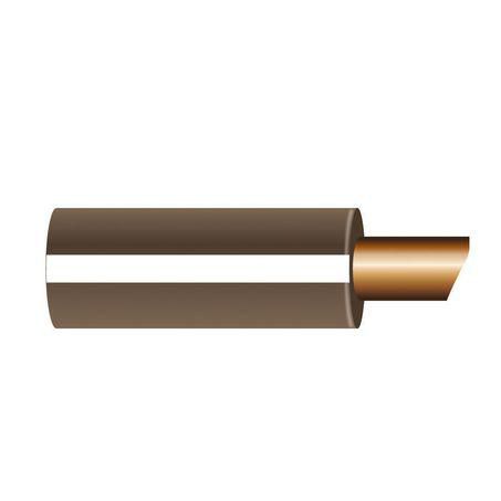 OEX 2mm Single Core Automotive Cable Brown With White Trace 50M