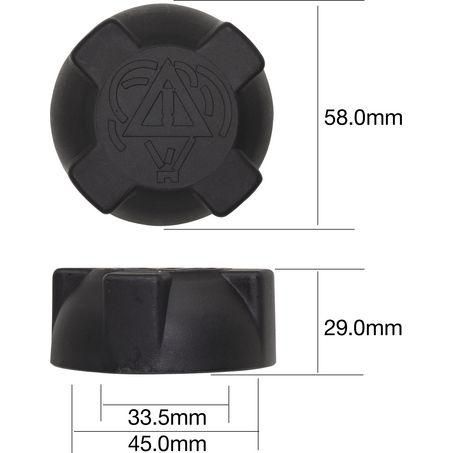 Tridon Radiator Cap 20 Psi - 135 kPa Plastic Screw On TRS24