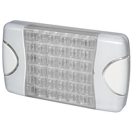 HELLA DuraLED Multi-Flash Strobe Signal Lamp Strobe White 9-33V Surface Mount 95903791