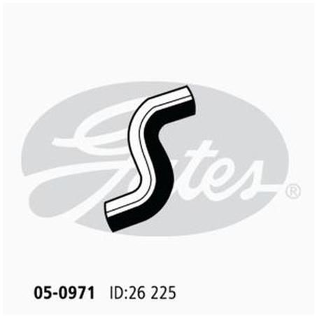 Gates Radiator Hose Upper 05-0971