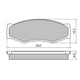 RDA PHANTOM CERAMIC BRAKE PAD SET ISUZU ELF NISSAN PEUGEOT RDC340