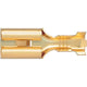 OEX Crimp Terminal Female Blade Brass Terminal Entry 8 x 0.8mm Non Insulated 25 Pce ACX3097BL