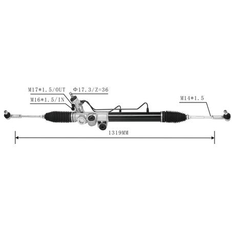 SAS AUTO PARTS SAS Steering Rack Assembly SR9200