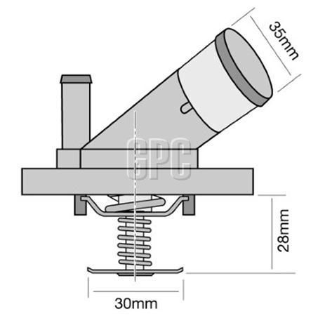 Tridon Thermostat - 82 Degrees C TT391-180P
