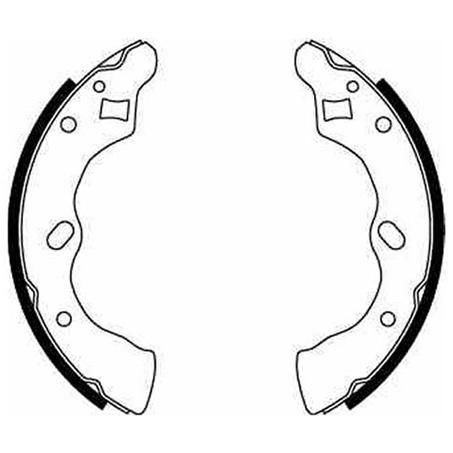 TRW Brake Shoe 180mm x 31mm