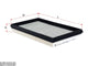 Sakura AIR FILTER FITS A345 WA345 FA3055 A-1811 FA-1811