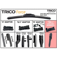 FORCE BEAM WIPER BLADE 400MM (16 INCH) TF400