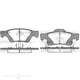 WOKING DISC PAD SET REAR JEEP - P15463.02