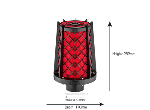 RYCO (PERFORMANCE) AIR FILTER - POD A3002RP