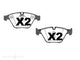 WOKING DISC PAD SET FRONT BMW 3 5 7 SERIES E9# X1 E84 - P9573.30