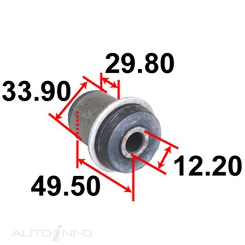Control Arm Bush JEEP FRONT UPPER 03-34253