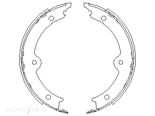 WOKING REAR BRAKE SHOES SET SUITS LEXUS TOYOTA UCF30 - Z4517.00