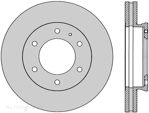 D/ROTOR FR FORD RANG MAZ BT50 302*32*30 VENT 6STUD 98id 11> - DR12895